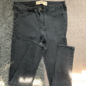 Hollister Super Skinny Gray Jeans